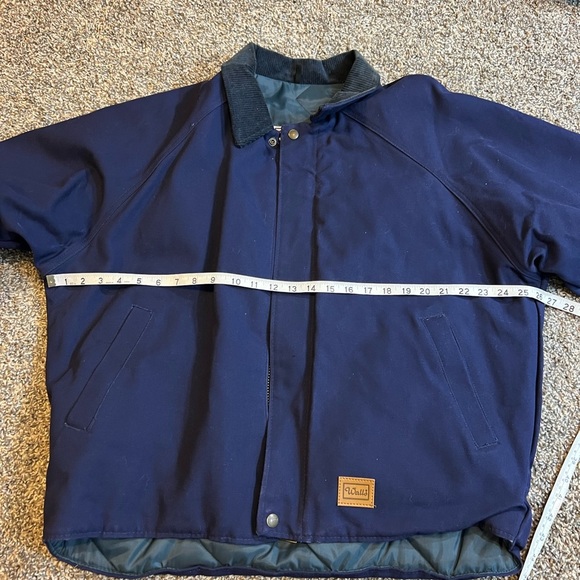 Walls Coat Navy Work utility Vintage Blue Insulated Waist Length Coat Si… - Picture 8 of 12